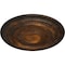Ekena Millwork Traditional Ceiling Medallion (Fits Canopies up to 5 1/2"), Hand-Painted Rust, 24 3/8"OD x 1 1/2"P CM24TRRUS - alternate 2
